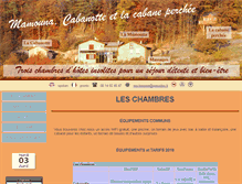 Tablet Screenshot of cabanotte.fr